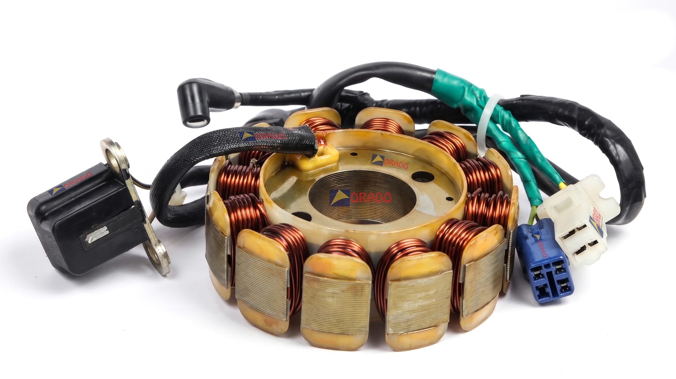 Stator Coil Plate Assembly for B ajaj Pulsar 160 ns 12 Pole Two Wheeler Part Engine Part Motorcycle Spare Part Bike Parts Online Original Equipment Manufacturer ORADO Electric Coils-image-2