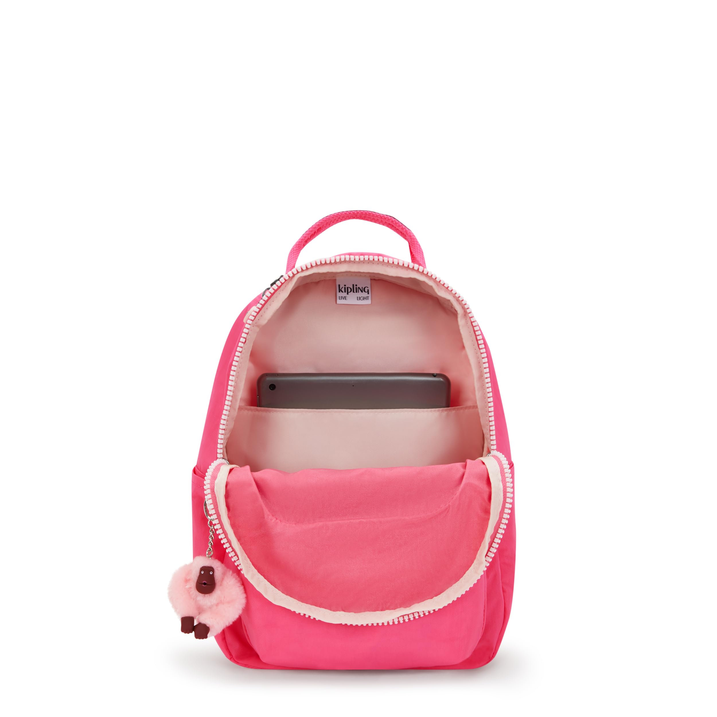Kipling Seoul S, Borsa messenger Unisex - Adulto, Happy Pink C, 16 x 25.5 x 35 cm
