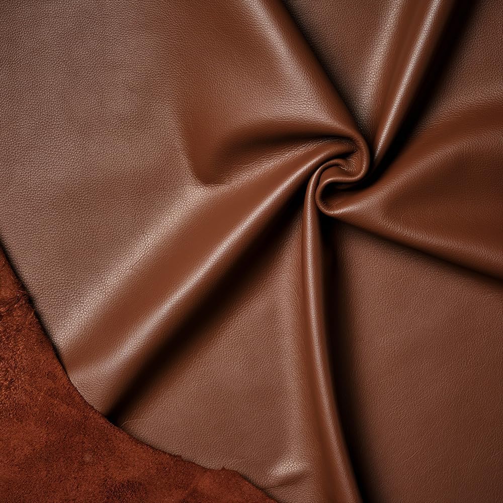 Buckleguy.com Newbury Leathers, Italian Nappa, Side, Medium Brown