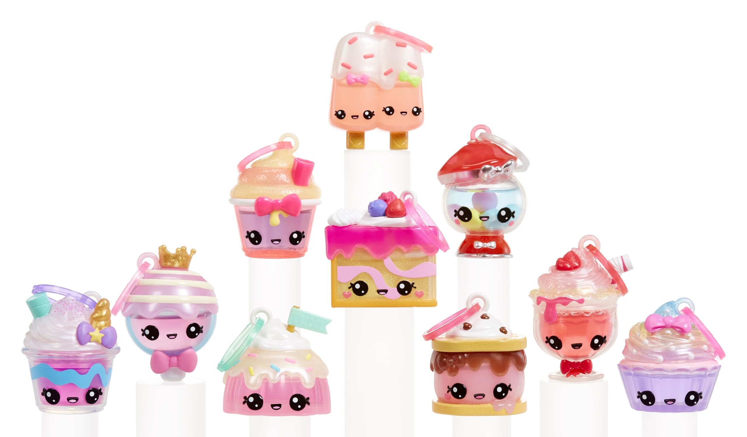 Yummiland Num Nom Body Scents Series 2 Include 1 bambola - Scopri 10 personaggi, Confezione Cieca, Fragranza fai-da-te, Profumo Roll-on, Oggetti da Collezione. Età 4+