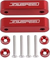 Vista 8 de JDMSPEED Anodizado Púrpura JDMSPEED Desplazador de Capot, Elevador de Capot, 3/4" Reemplazo Para Honda Civic CRX Del Sol Acura Integra