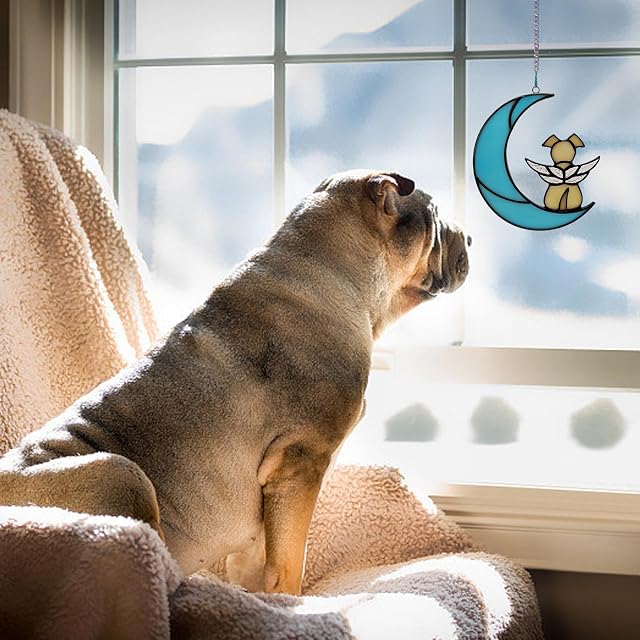 Foto 2 de 8 de Memorial del Perro Ángel - Regalos conmemorativos para Perros de Acrílico para la Pérdida de una Mascota.…