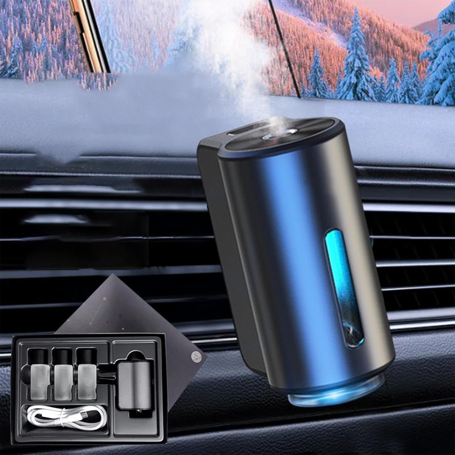 Aromatizante para Carro, Aromatizante para Carro Inteligente, Aroma Inteligente de Coche, Difusor de Aromas para Carro, Aroma Inteligente del Coche
