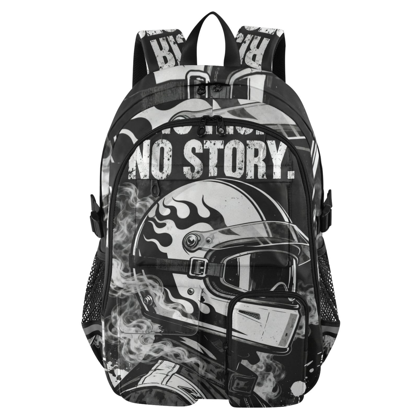 Mochila para laptop y moto impermeable escolar ideal jóvenes 8
