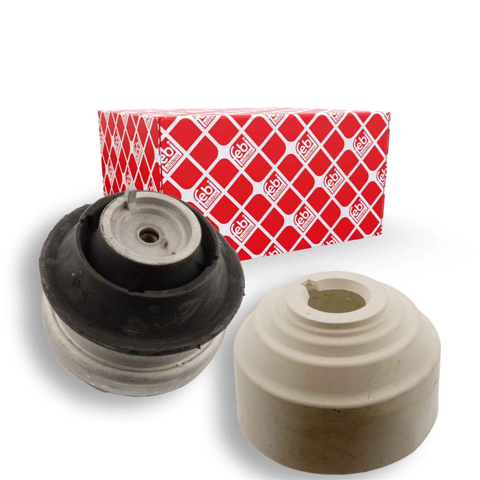 febi bilstein 26969 supporto motore con coperchio protezione, 1 unità | Compatibile con: MERCEDES-BENZ C-CLASS, C-CLASS Coupe, C-CLASS T-Model, CLS, E-CLASS, E-CLASS Pritsche/Fahrgestell