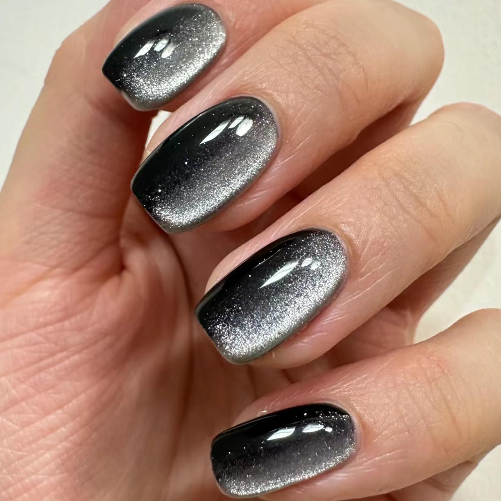 NAILKISS Black Cat Eye Magnetic Gel Polish