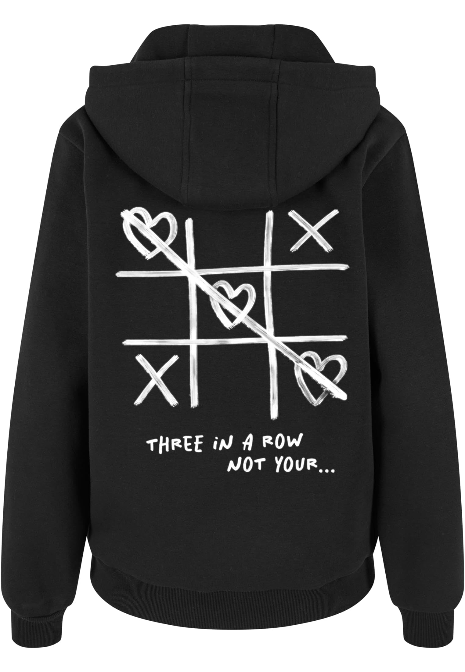 Miss tee Mst373-three In A Row Ladies Fluffy Hoody Sudadera con Capucha Mujer (Pack de 1)