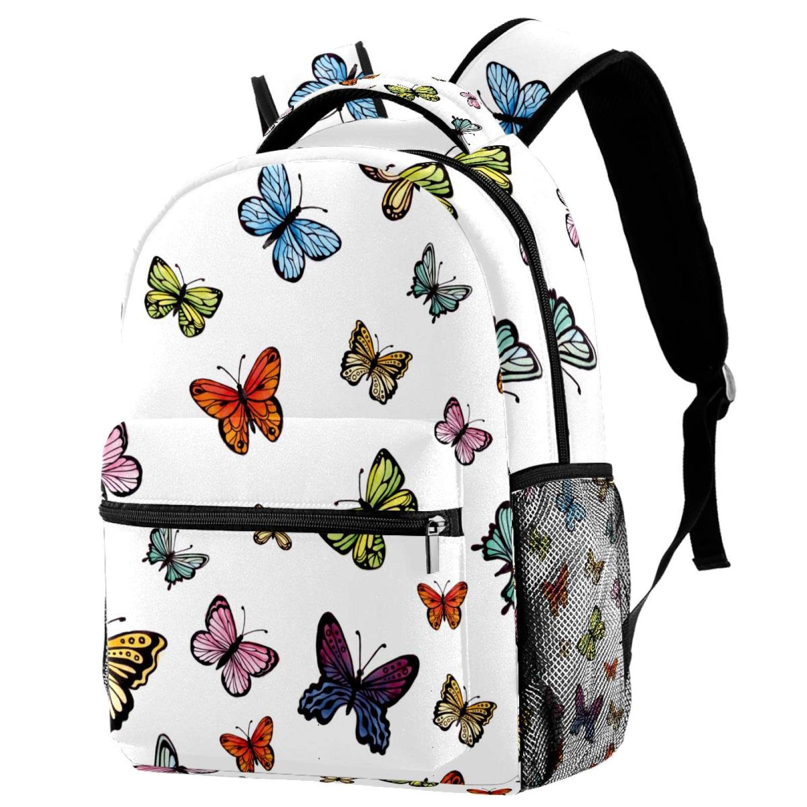 Sac à dos voyage papillons résistant pour éviter le mal de dos