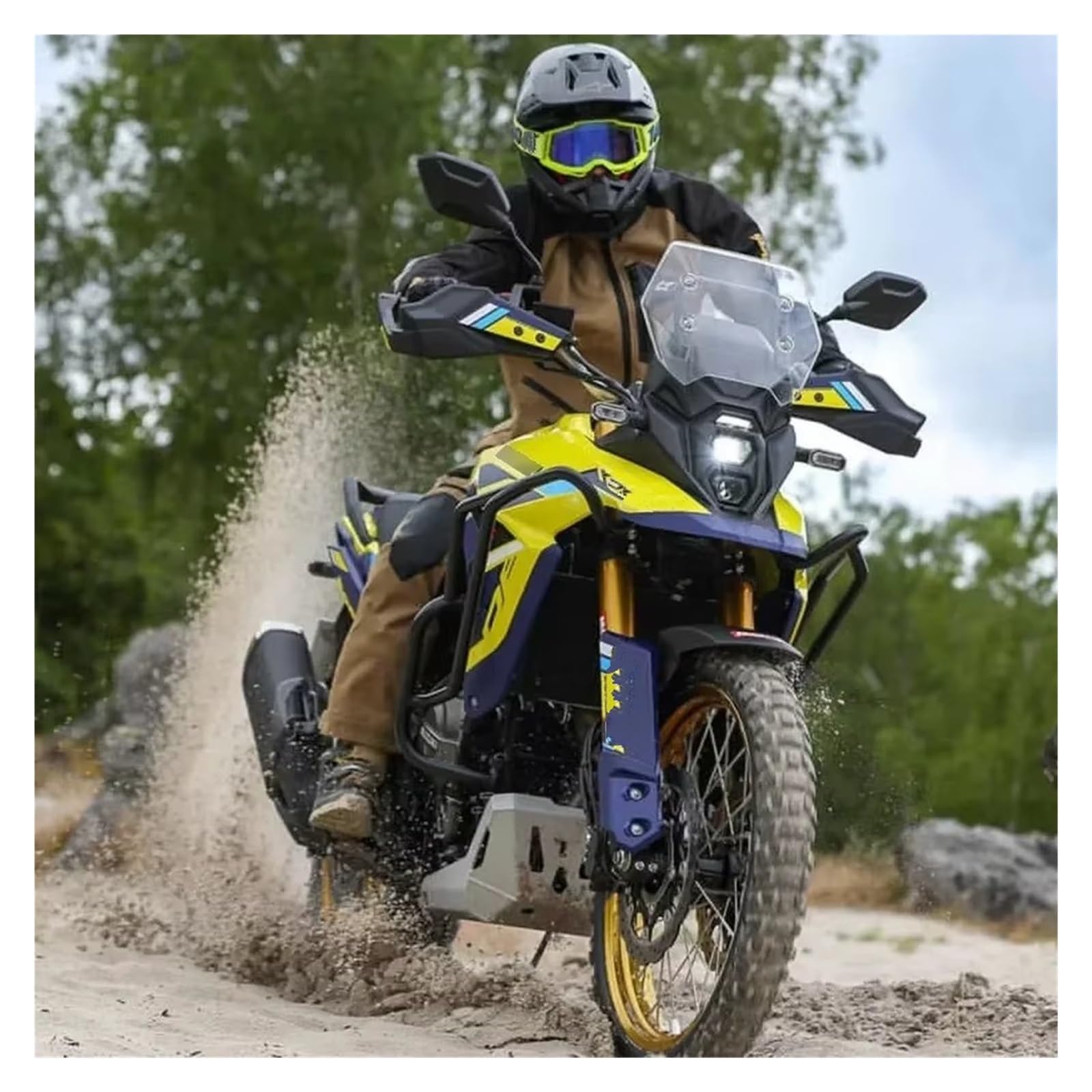 Paramotore Tubolare Per V STROM Per DL800DE 2023 Barra Protezione Motore Moto Barra Protezione Paraurti Serbatoio Motorcycle motore Paraurti