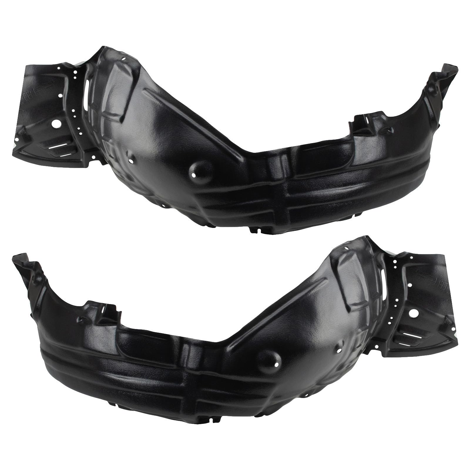 TRQ Front Driver and Passenger Side Inner Fender Liner Set