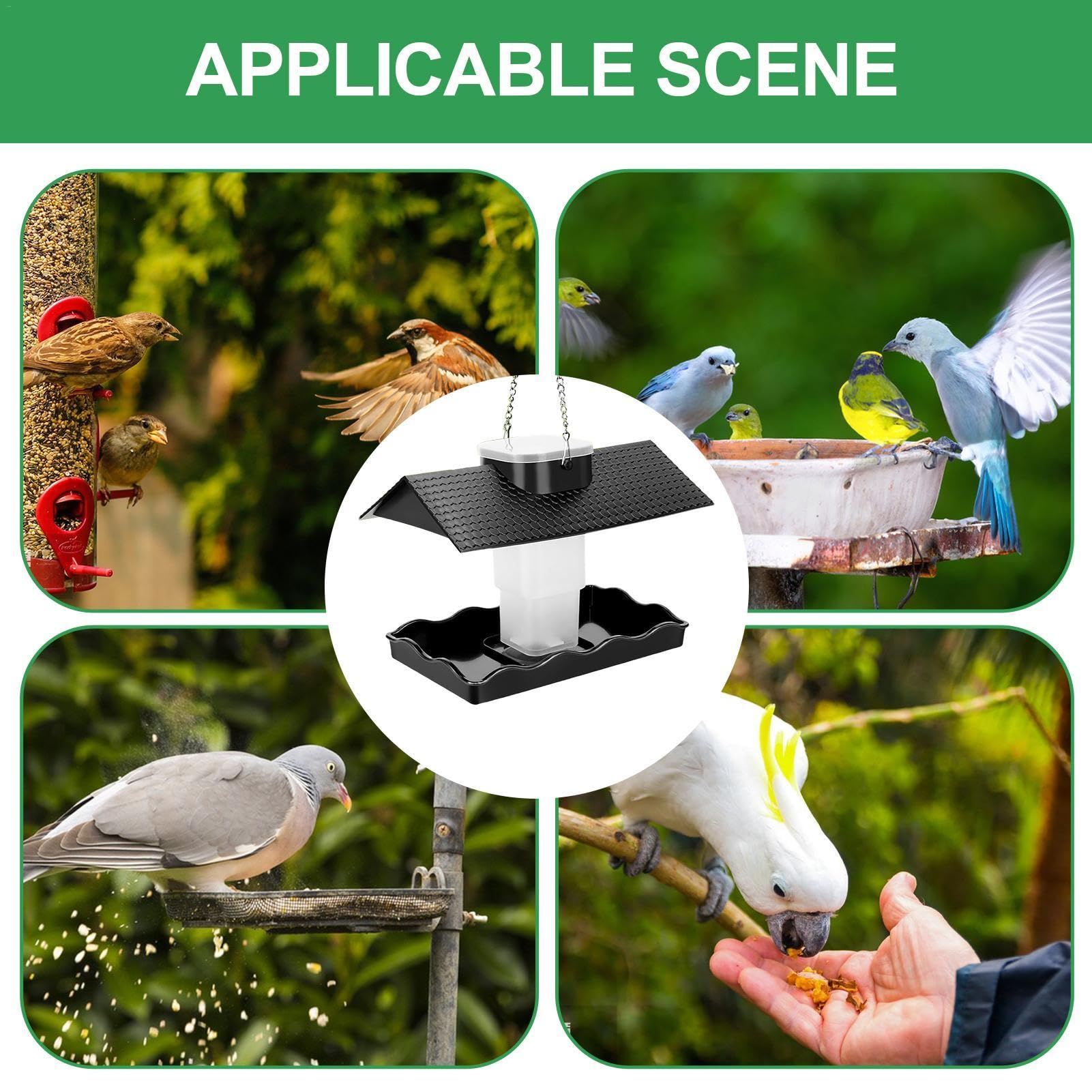 Copertura Per Gabbia Uccelli Extra Large In Nylon Nero, Morbida E Traspirante - Trattiene Semi E Piume! - Foto 8