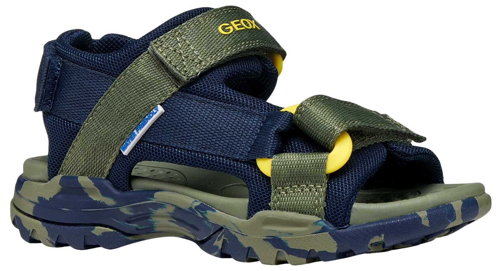 Geox Boy's J Borealis E Sandal, Navy Military, 26 EU