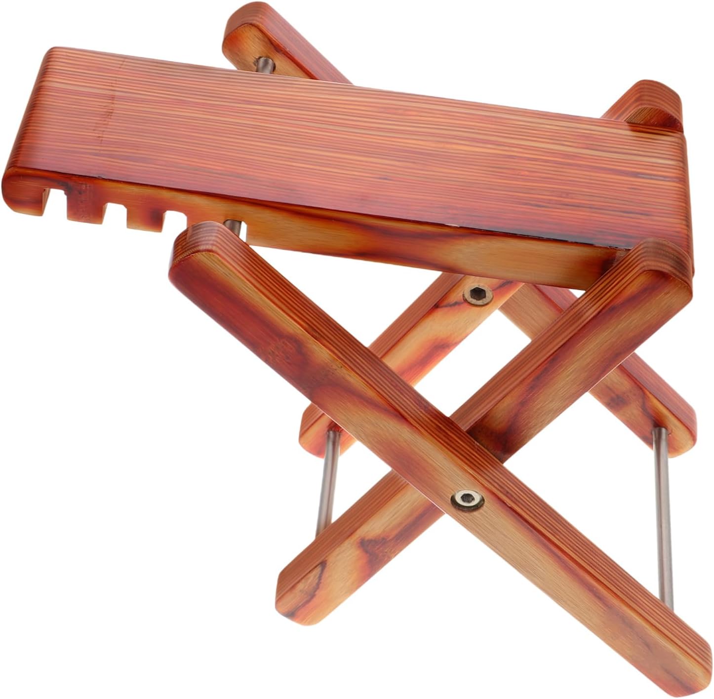 Guitar Footrest with Adjustable Height Portable Folding Stool for Classical and Acoustic Guitar Players Eco-Friendly Bamboo Design Convenient Travel Accessory