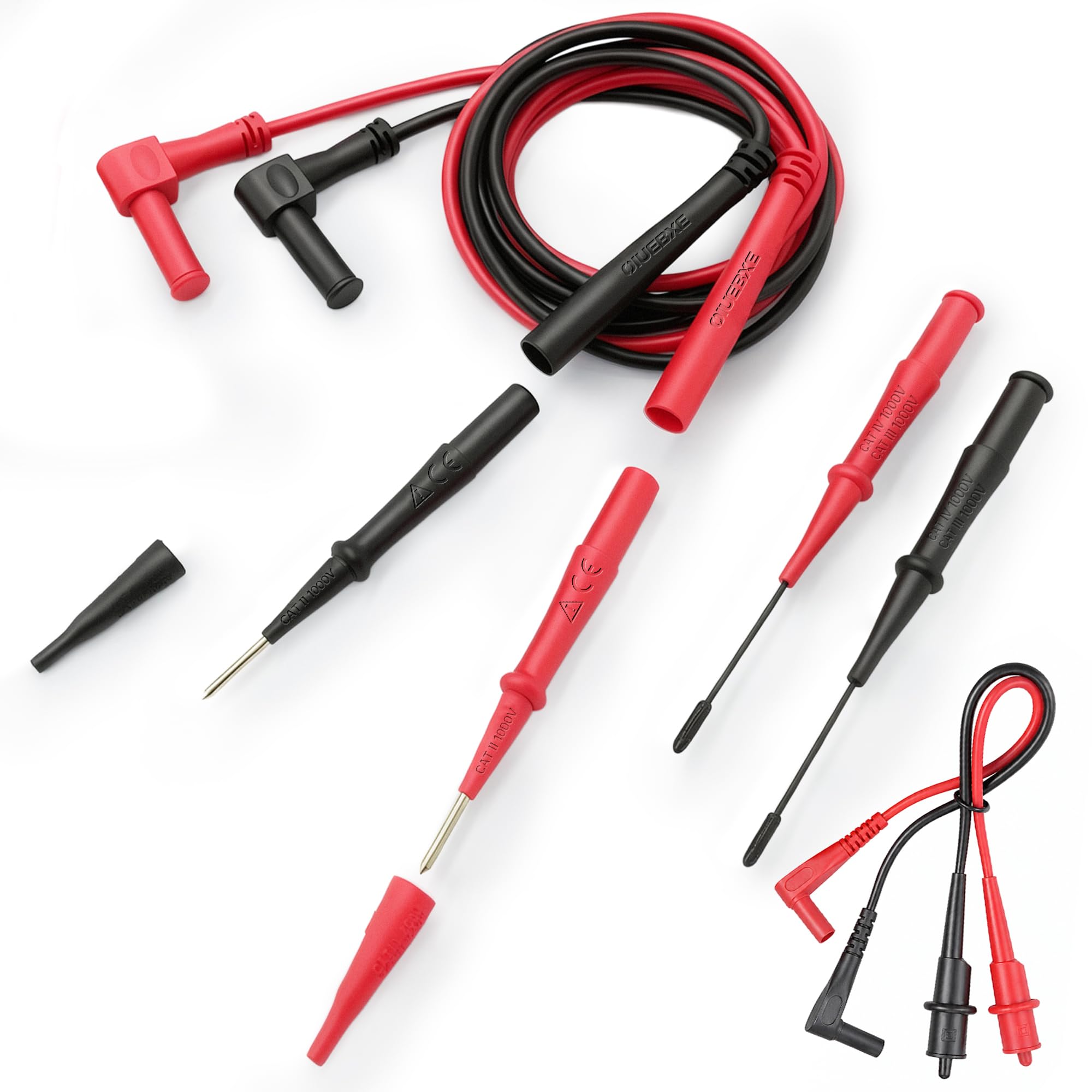 Replacement for Fieldpiece ATLK7 HVAC Silicone Test Lead Kit Clamp Meters
