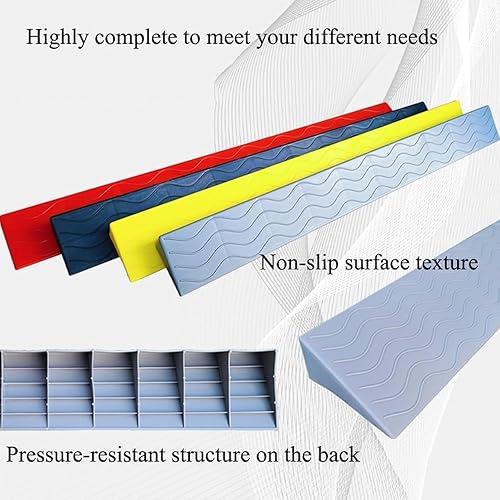 Miniatura 4 de 1-10.5cm Portable Threshold ramps, Climbing mats, Curb ramps Wheelchair Scooter Sweeping Robot for Indoor Outdoor Robot Vacuum Cleaner Bicycles