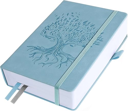 Billtigif Cuaderno rayado, 365 páginas numeradas para escribir, cuadernos B5 con rayas universitarias, cuaderno de tapa dura para mujeres y hombres,