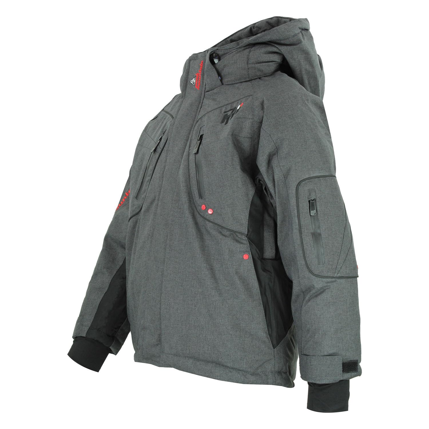 Peak Mountain - Giubbotto di Sci Ragazzo ECAMATE38-antracite-3 Anni