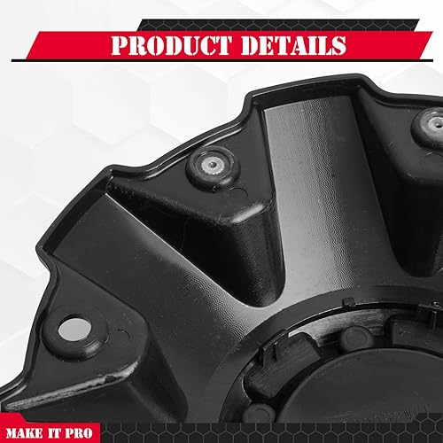 Miniatura 6 de KitsPro - Tapa central de rueda de 8 agarradera compatible con llantas Mayhem C108010C01 C806803-2CAP 806804CB7 C108010MB01, paquete de 1 (negro