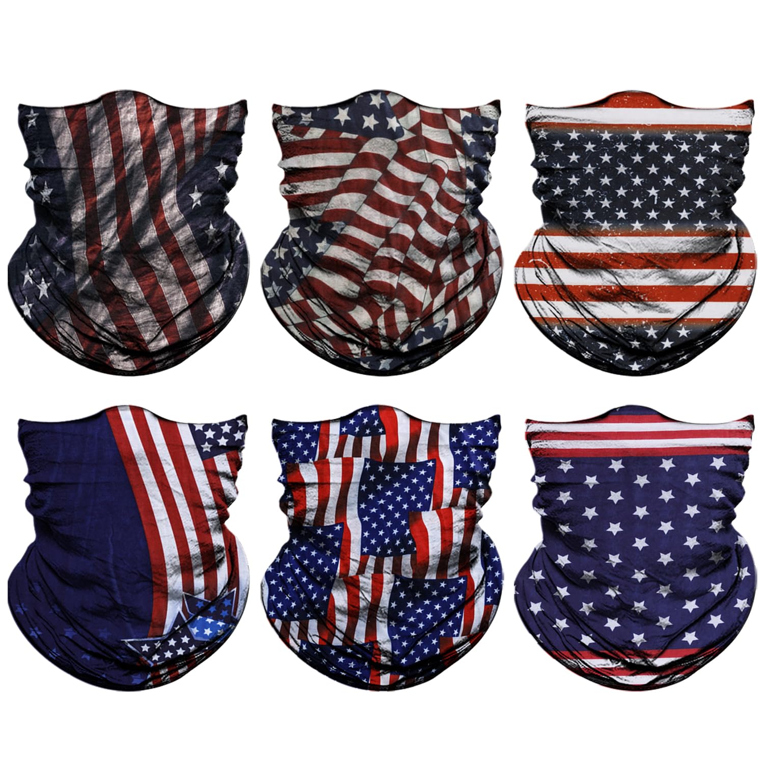 VenswellNeck Gaiter Face Mask Men Women,Seamless Bandana Rave Face Cover Scarf Mask,Balaclava,Headband, Head Wrap,Headwear