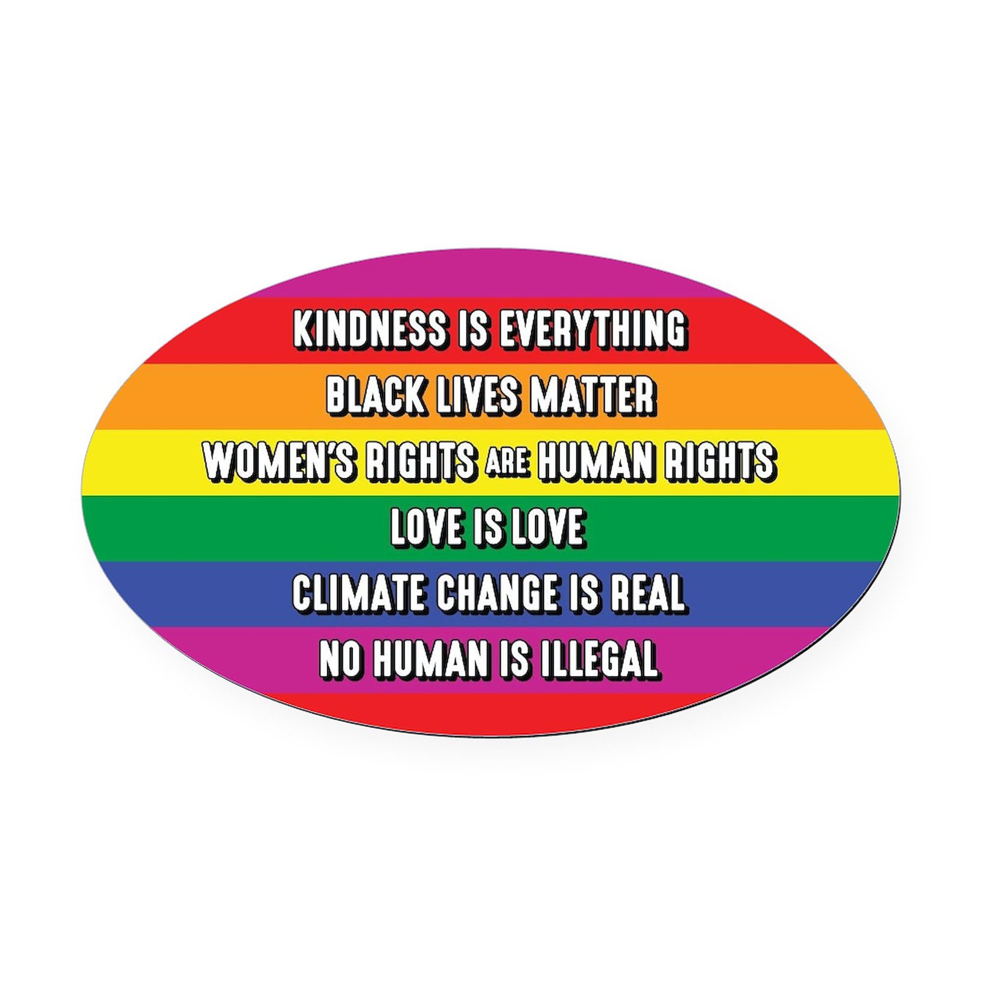 CafePress The Truth Oval Car Magnet - Funny Bumper Sticker Magnet For Cars & Trucks - View #3