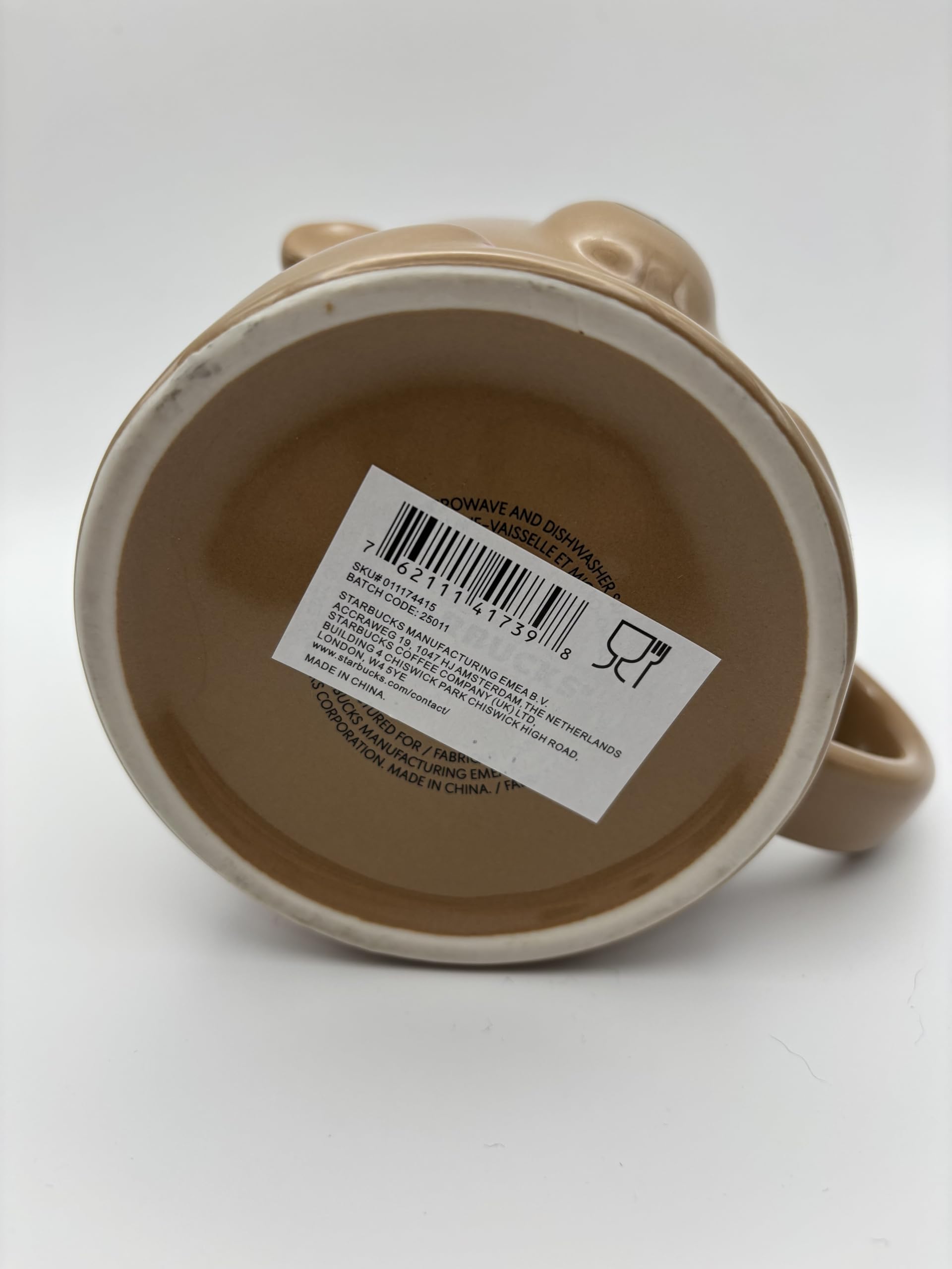 STARBUCKS Brauner Ours Tasse de Noël édition limitée 2025-255 ml