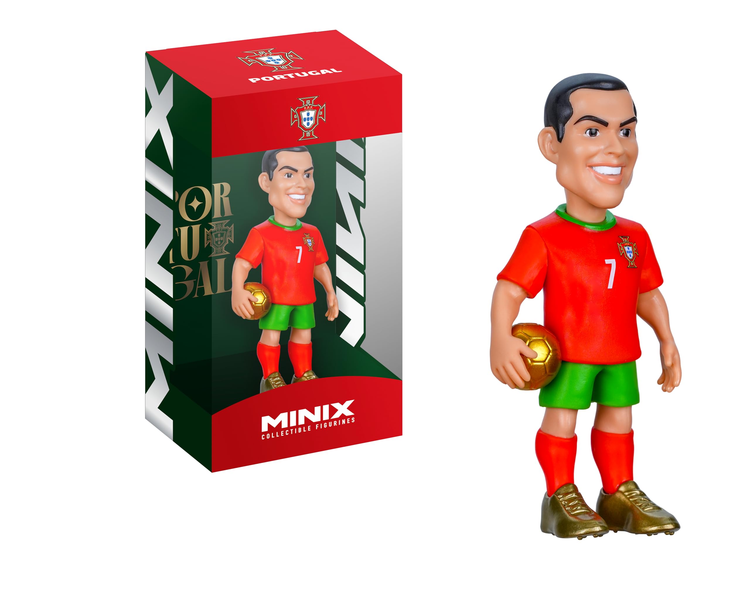 MINIX - Football Stars - World Cup #7 - Portugal - Ronaldo - Collectible Figure 12 cm