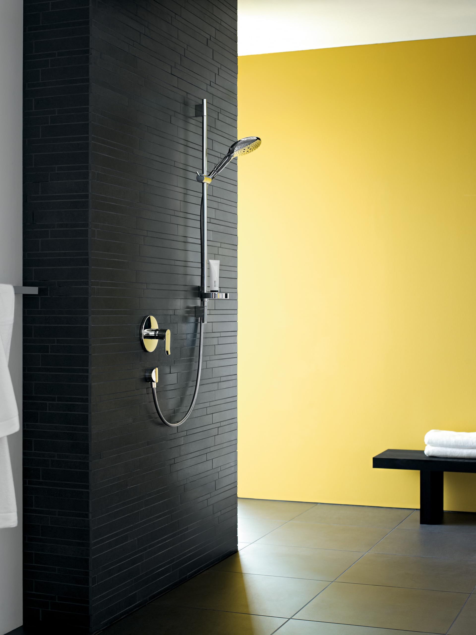 Hansgrohe 28632000 Unica'S Puro barra de ducha, 0,65m, cromo