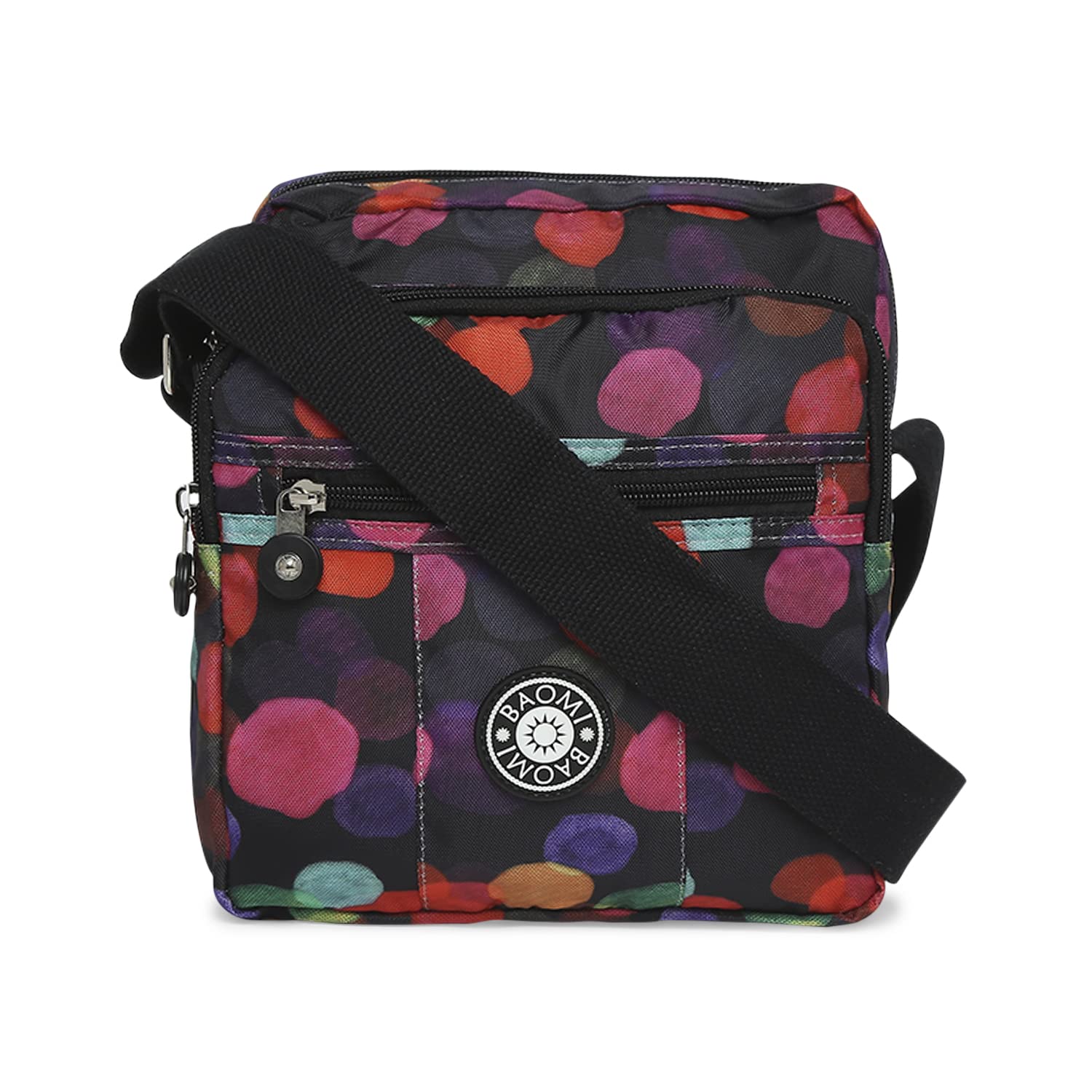 Crinkle Range Multicolor Soft One Size Shoulder Bag-image-4