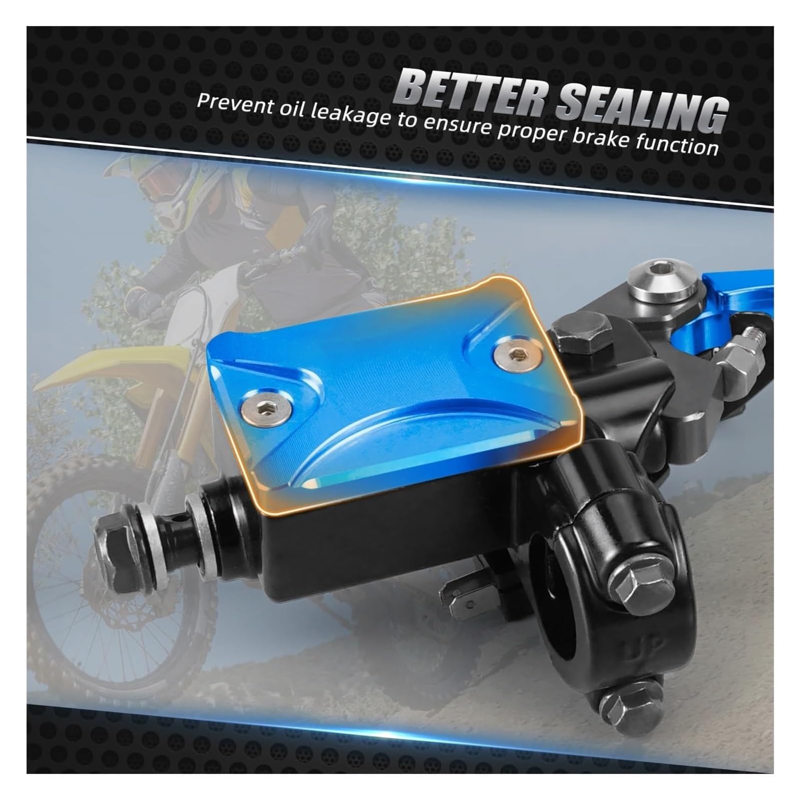 para Yamaha YZ85 YZ125 YZ250 YZ250F YZ450F TTR250 TTR600 Maneta Embrague Freno Hidráulico De 7/8" 22 Mm con Tapa Depósito Líquido Frenos