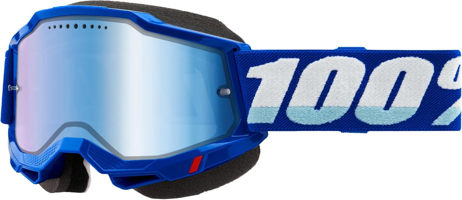 100% Accuri 2 Snow Goggles - Snowmobile & Winter Powersport Protective Eyewear with Vented Anti-Fog Lens