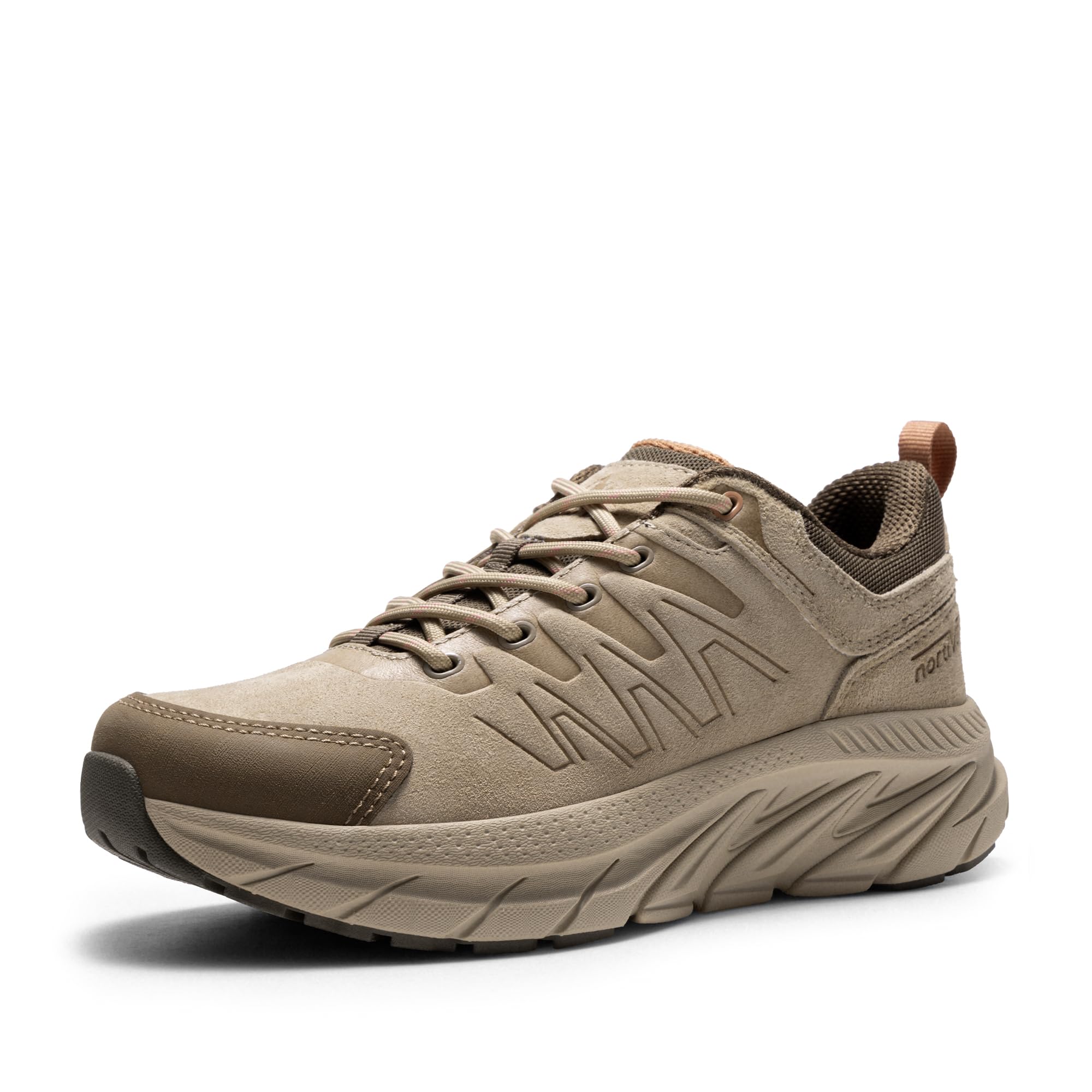 NORTIV 8 Zapatos de senderismo ligeros para mujer, tenis gruesos, cómodos, antideslizantes, para senderismo, senderismo, plataforma al aire libre, tenis para caminar, Horizon
