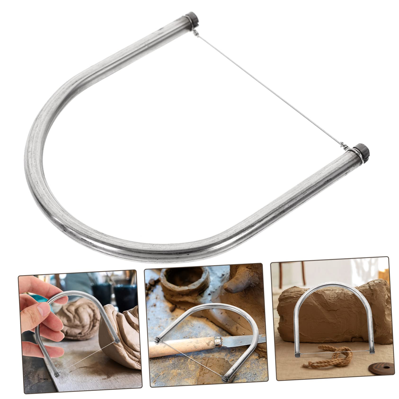 Sewroro 5piezas Cortador De Arcilla Inoxidable Para Escultura y Modelado Herramienta De Para Manualidades Arcilla Polimérica