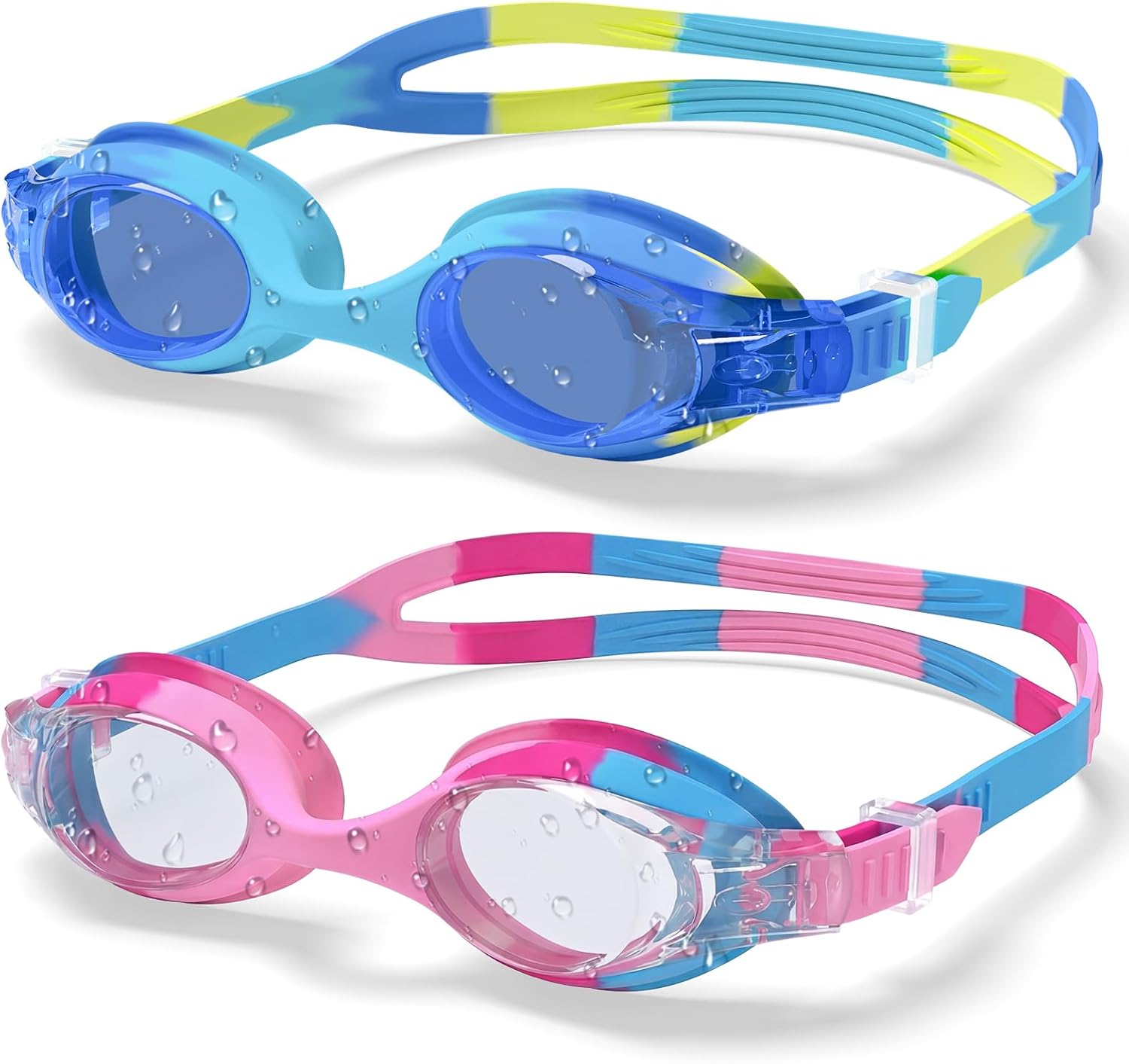 Aegend Swim Goggles for Kids - 2-Pack for $7.49 at Amazon