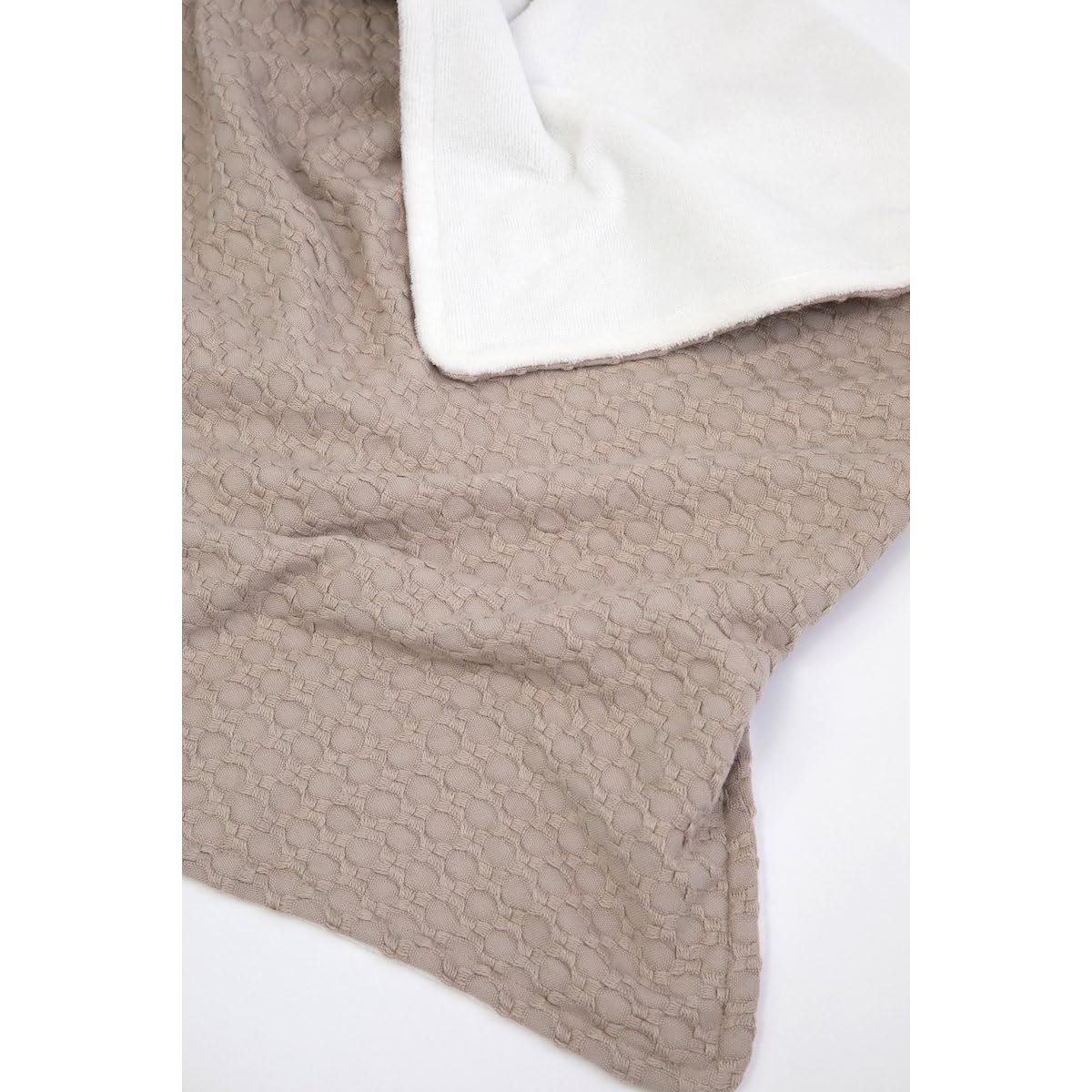 COPERTA CULLA 100X75 HONEY, IN BAMBÙ ORGANICO CON SPUGNA PELUCHE SAND
