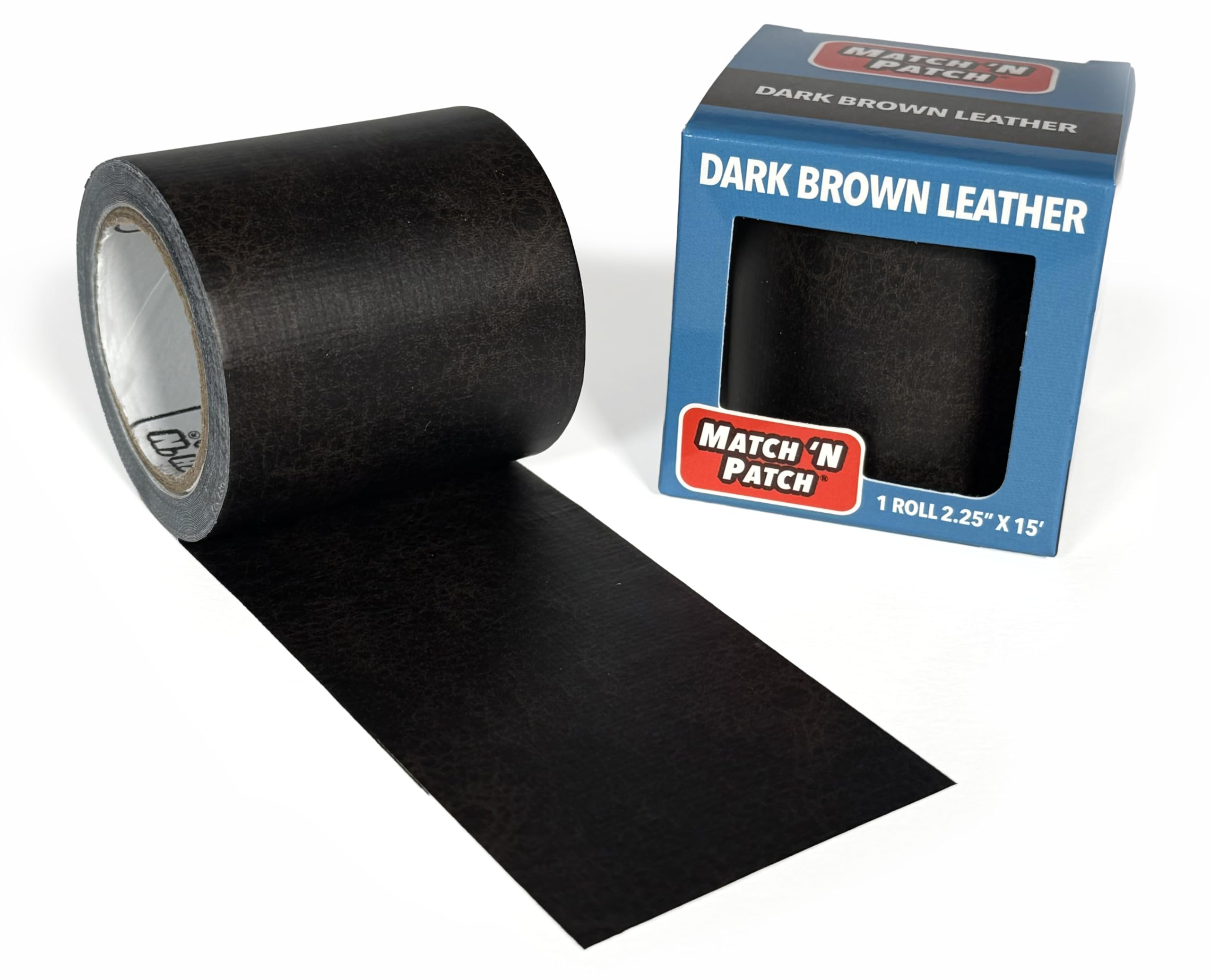 MATCH 'N PATCHRealistic Dark Brown Leather Repair Tape