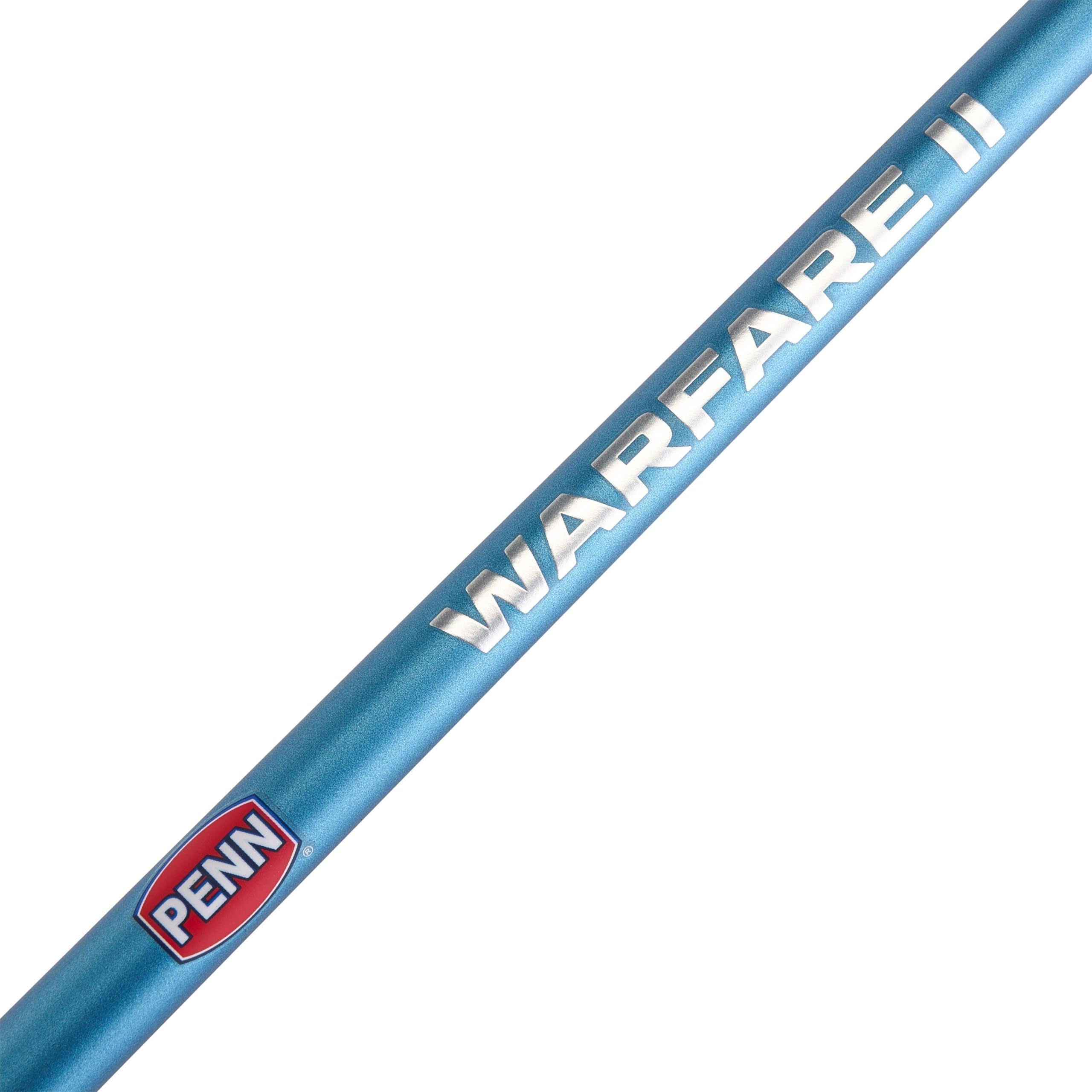 Amazon.com : Penn 6'6" Warfare Level Wind Fishing Rod and Reel Conventional  Combo, 1-Piece Tubular Fiberglass Fishing Rod with 20 Reel, Durable, Break  Resistant and Lightweight : Sports & Outdoors