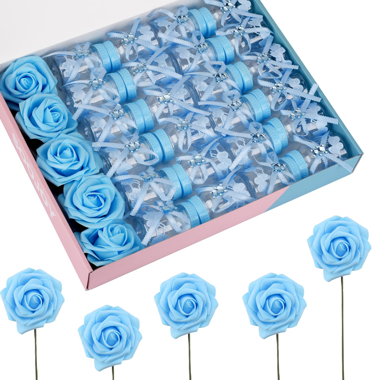 Buy SOOJOY Baby Shower Favors for Boys 29 Pack Blue 4 Inch Mini
