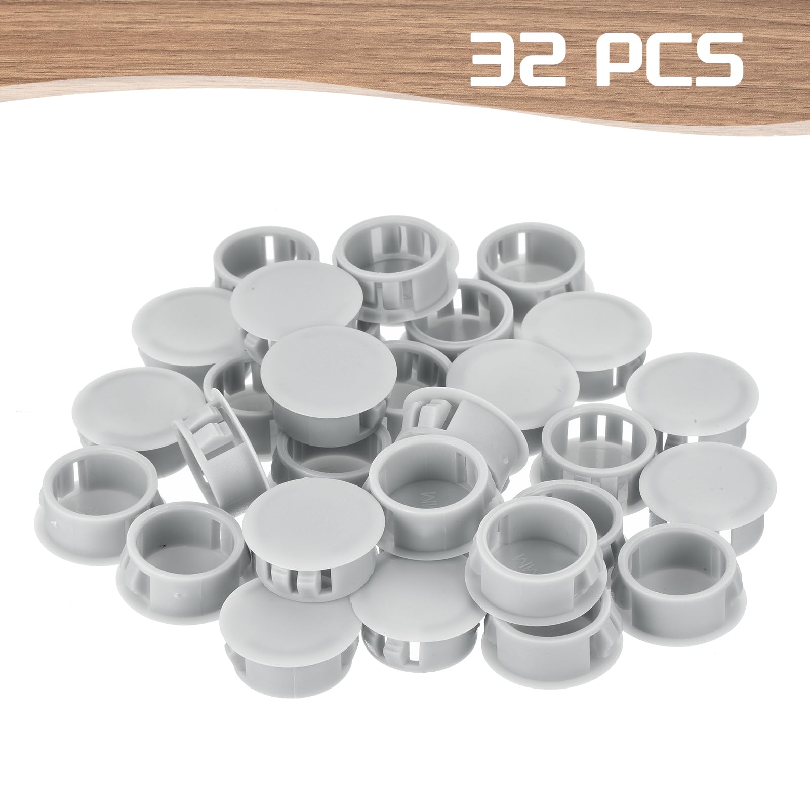 Tapones Para Agujeros De 8 Mm - Rojo Brillante Con Purpurina | Diámetro Cabeza 12 Mm | Pack De 20 Unidades