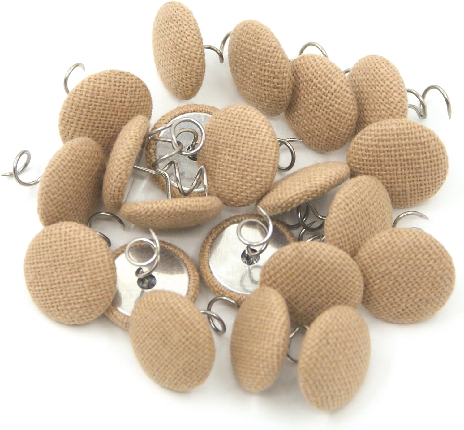 Twists Pins for Upholstery 20Pcs Fabric Covered Button