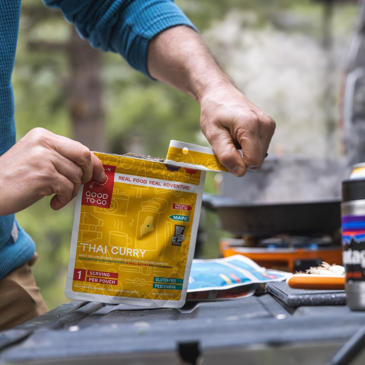GOOD TO-GO Weekender 3-Pack | 2 Entrees + 1 Breakfast | Camping Food, Backpacking Food | Just Add Water Meals, Backpacking Meals | Dehydrated Meals Taste Better Than Freeze Dried Meals