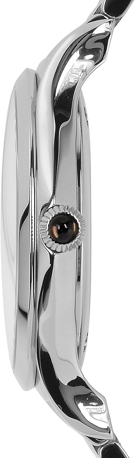 Emporio Armani Swiss Orologio da donna a due lancette in acciaio inossidabile, cassa da 28 mm, cinturino in acciaio inossidabile da 14 mm Emporio Armani Swiss Orologio da donna a due lancette in acciaio inossidabile, cassa da 28 mm, cinturino in acciaio inossidabile da 14 mm