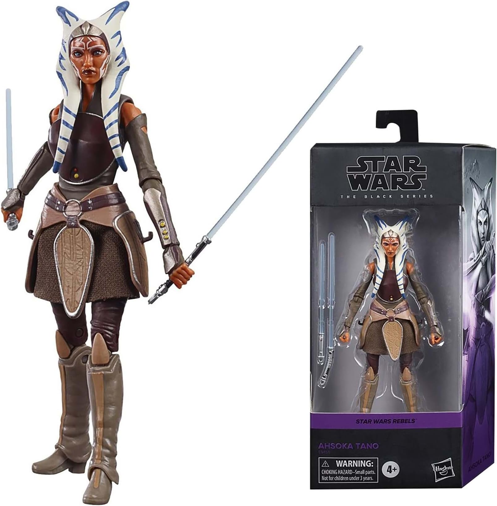 The Black Series Ahsoka Tano Toy 6-Inch-Scale Rebels Collectible Action Figure, Toys for Kids Ages 4 and Up