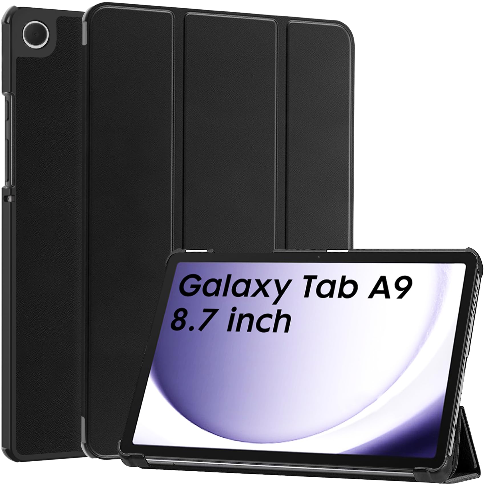Robustrion Cover for Samsung Galaxy Tab A9 Cover Case 8.7 inch, Flip Stand Cover Case for Samsung Galaxy Tab A9 Tablet Cover [SM-X110/X115/X117] - Black (B0CJ42M7JQ) Amazon Price History, Amazon Price Tracker
