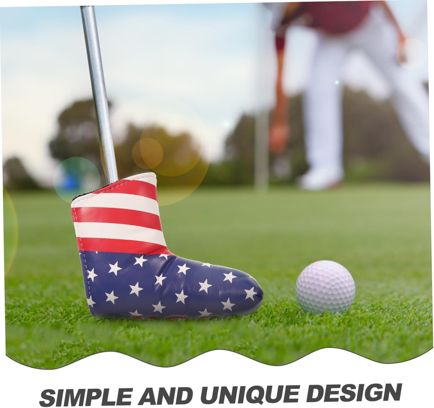 Sosoport Multifunction Protective case Soft Cover Cap Decorate Plush Golf Club Cover Lightweight Golfs Club s Golfs Iron Set