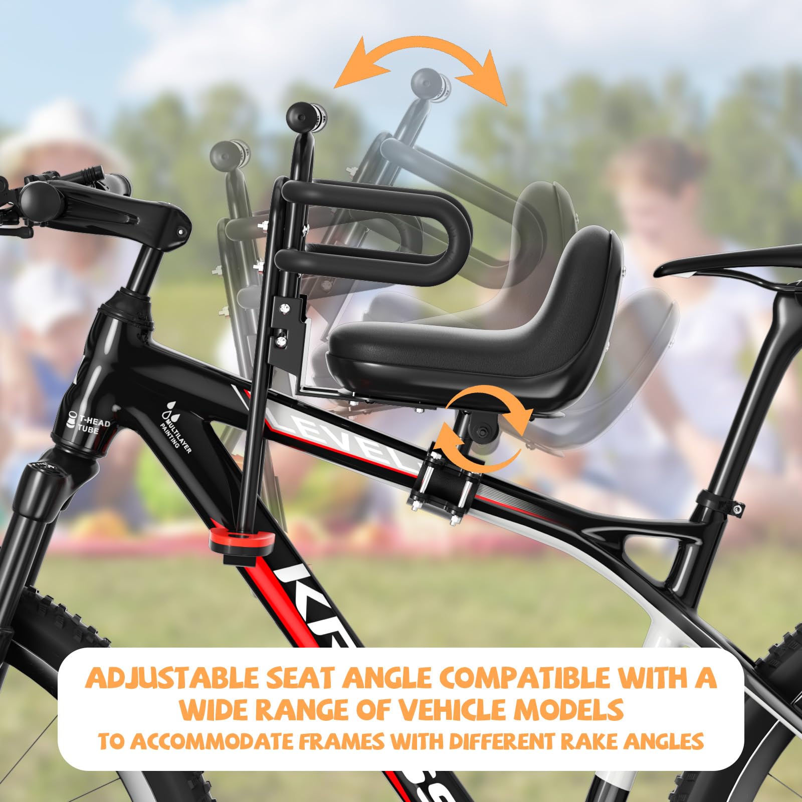 Amazon.com : XIEEIX Child Bike Seat, Portable Retractable Foldable