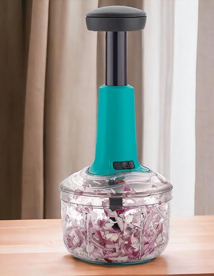 OMORTEX Perfect 900ml Vegetable Chopper with Sharp Blade Vegetable & Fruit Chopper (Pack of 1)