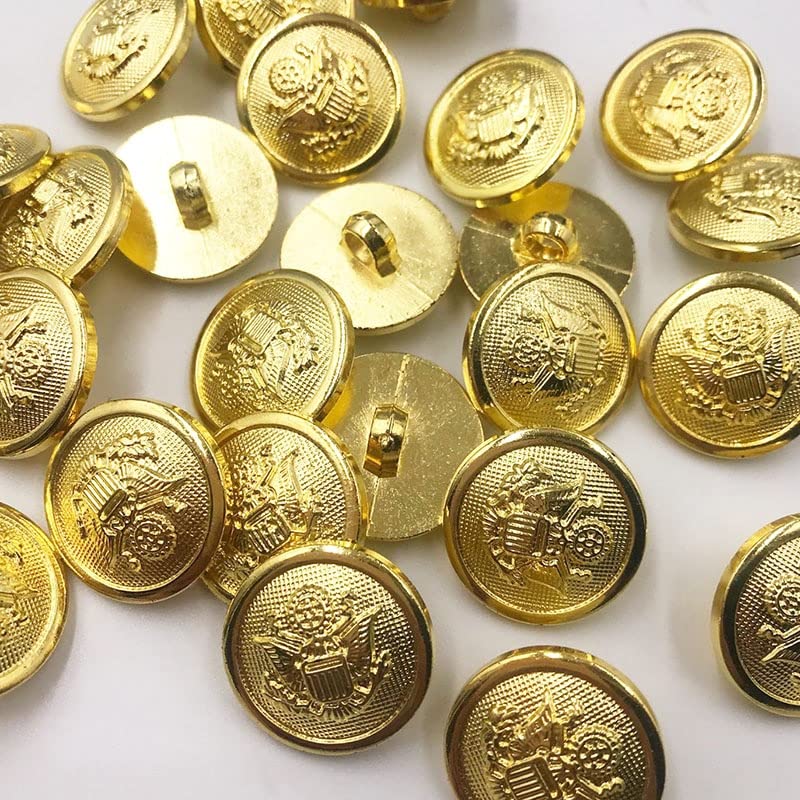 20 boutons à tige d'ancre or argent 20MM, couture