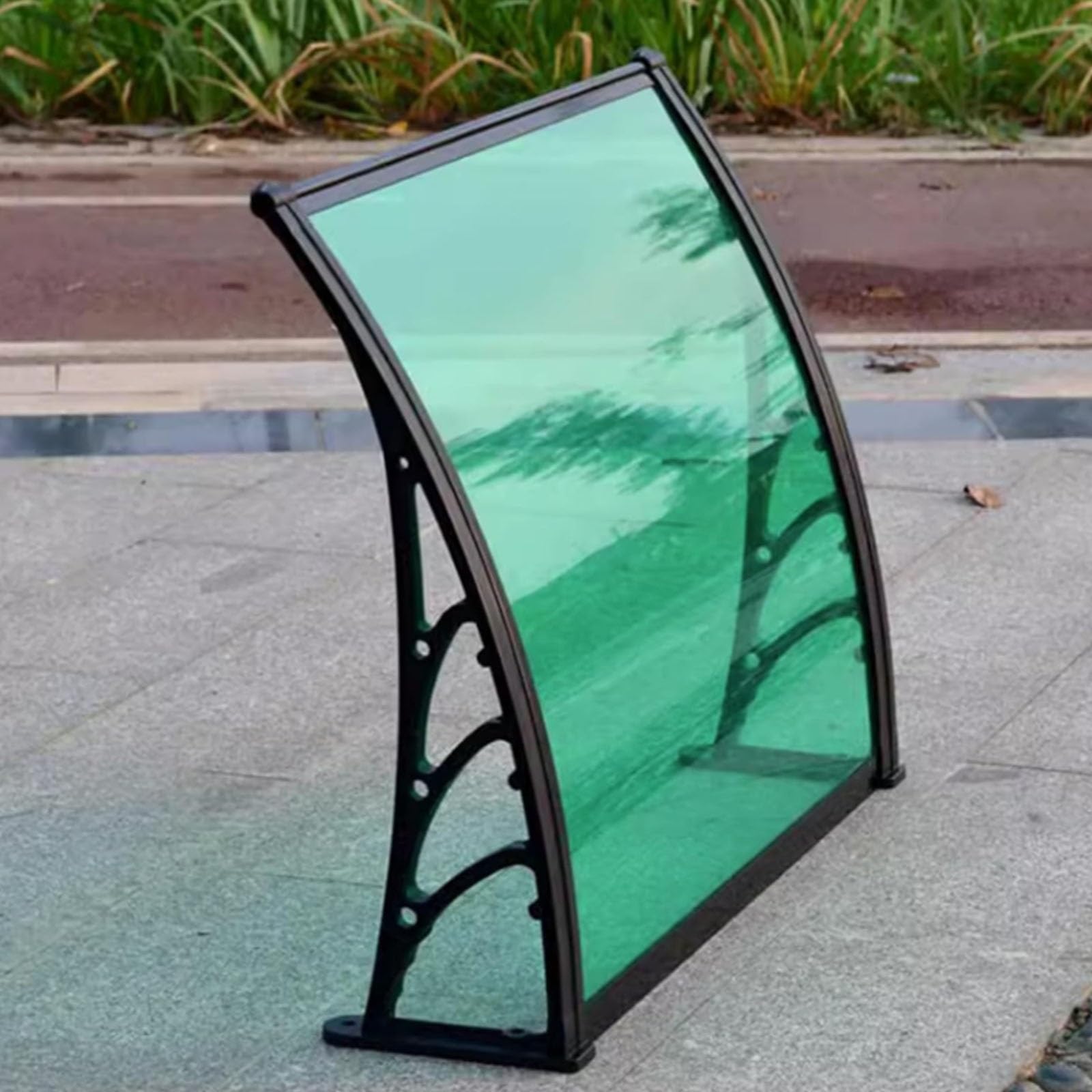 Auvent de terrasse contre les intempéries bouclier de pluie 60x60cm