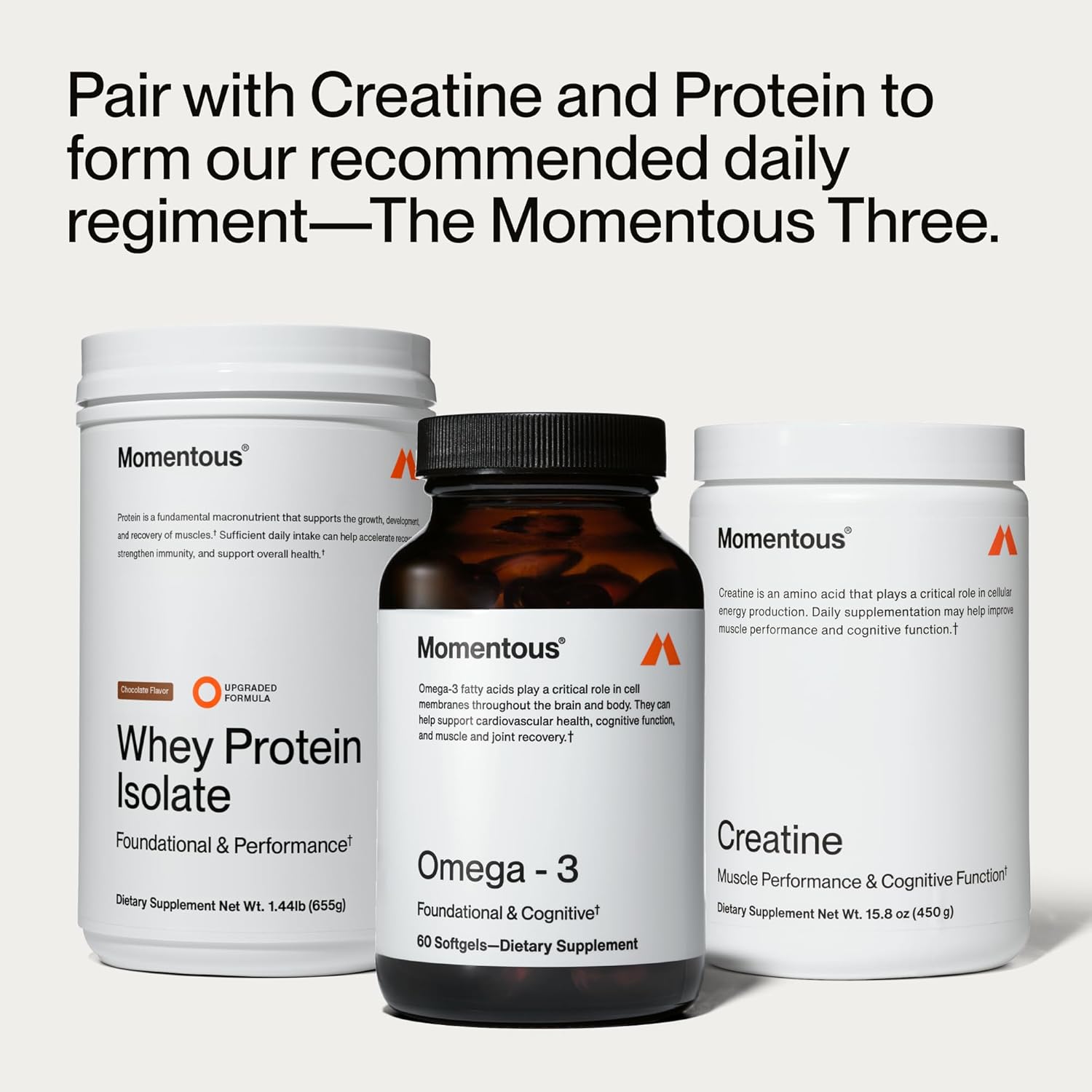 Momentous Omega-3 Fish Oil - High-Potency EPA & DHA Supplement for Men & Women - Supports Heart, Joint, & Brain Health - NSF Certified for Sport - Non-GMO - Gluten-Free - 1,600 mg - 30 Servings - Image 7