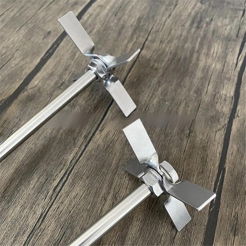 Attrezzature e forniture di laboratorio 1 set 304 acciaio inossidabile quattro pale con asta DIA 60/70mm agitatore a utilizzato in laboratorio agitazione